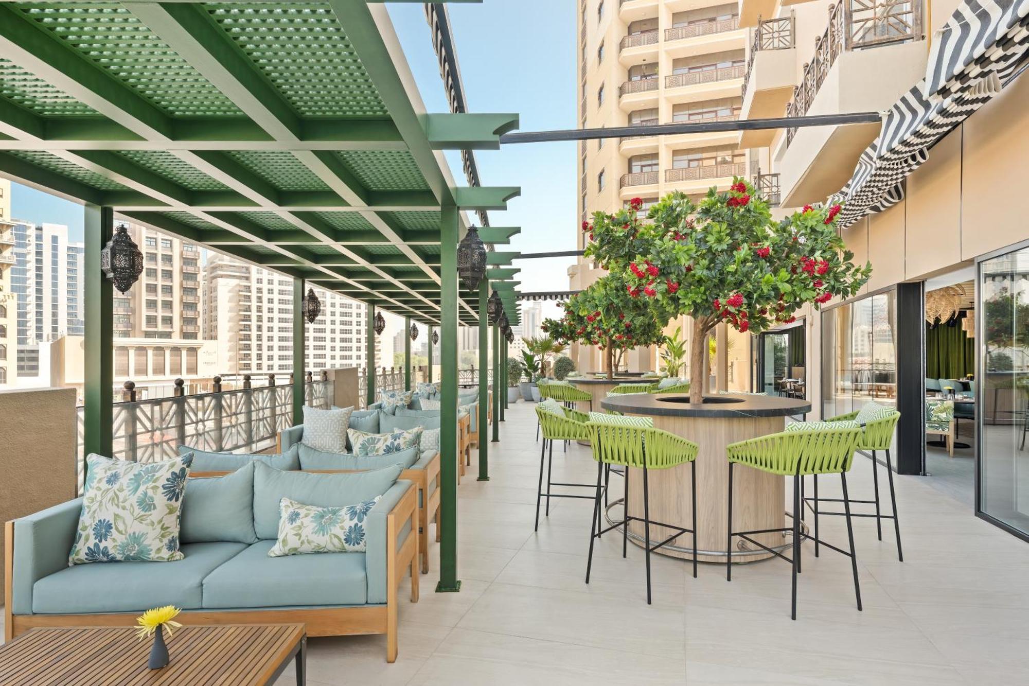 Hotel Barcelo Al Jaddaf, Dubaj Zewnętrze zdjęcie Rooftop terrace