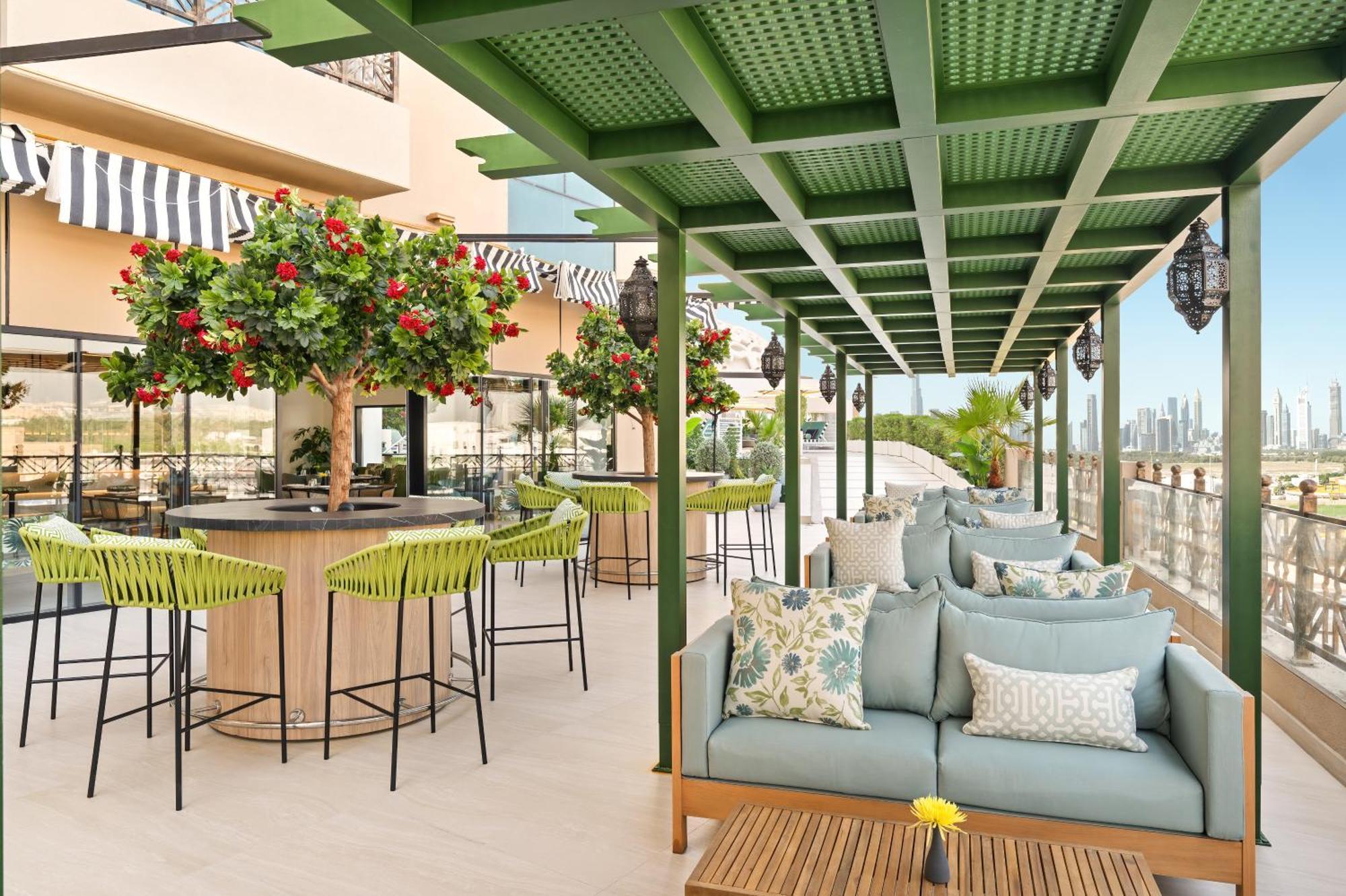 Hotel Barcelo Al Jaddaf, Dubaj Zewnętrze zdjęcie Rooftop lounge
